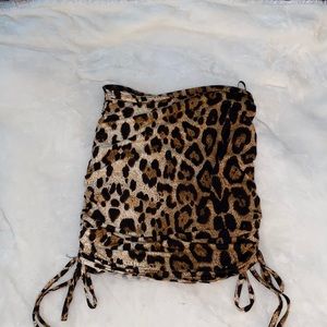 Cheetah mini skirt